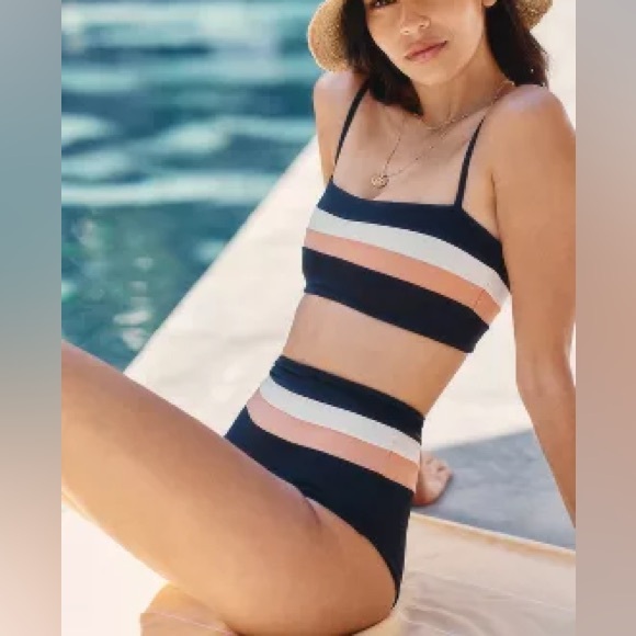 LSPACE Rebel Stripe Bikini set - Picture 3 of 12